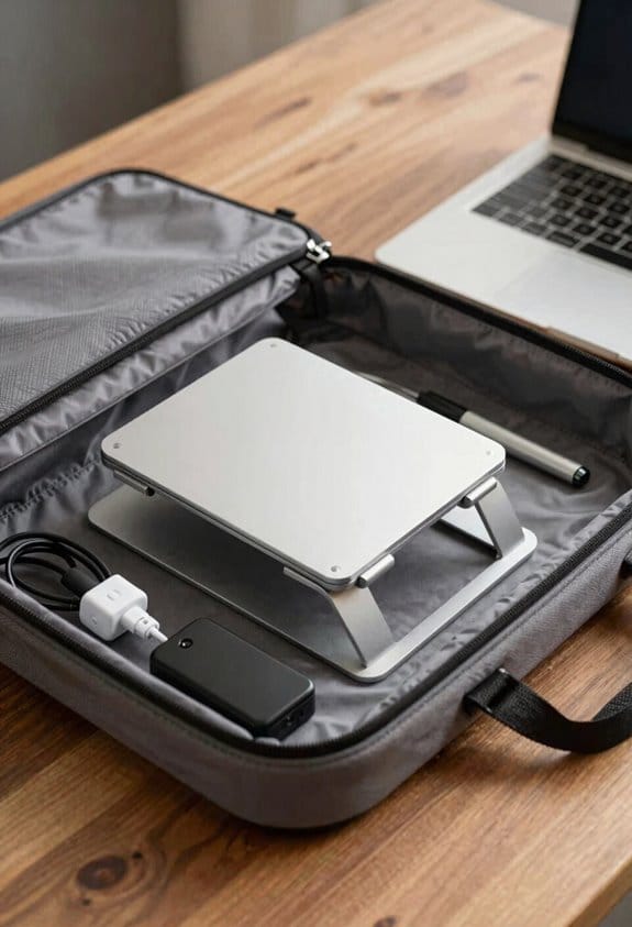 compact foldable laptop stand