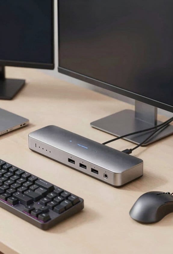 docking station powers expands connects